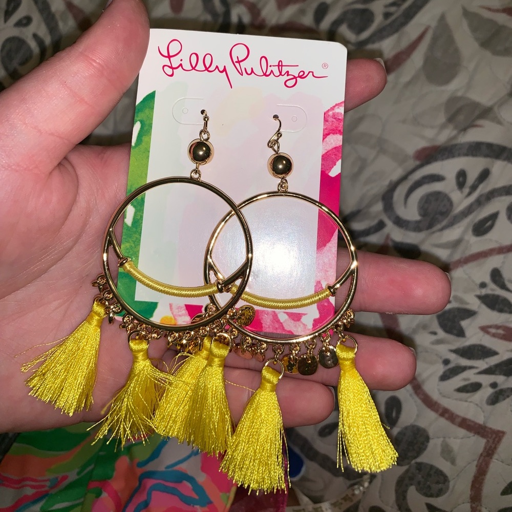 Lily Pulitzer tassel earrings